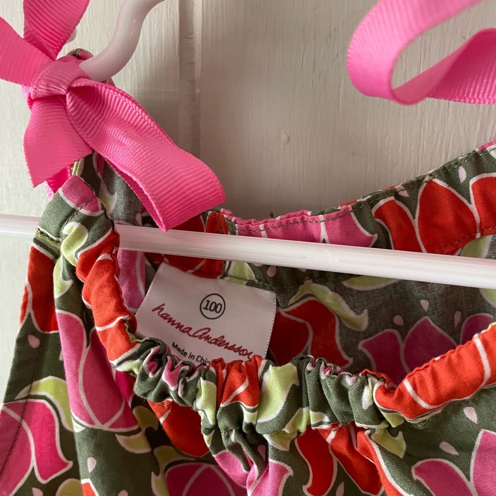 Hanna Andersson floral tie shift dresses - Picture 7 of 7